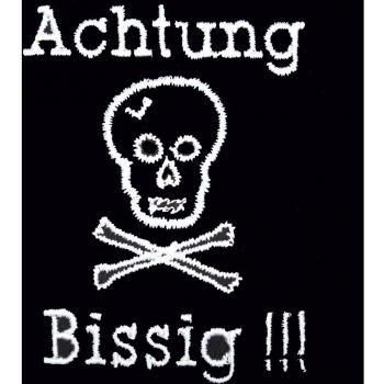 Hunde-Name-Totenkopf-Stickerei – Schwarzes Halstuch 35 cm