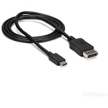 Cable Startech USB-C Male / Displayport Male 4K 1M Black