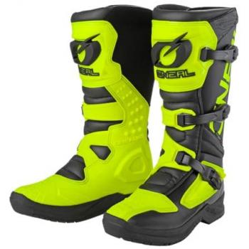 Bottes de motocross Oneal RSX Noir Jaune taille 47