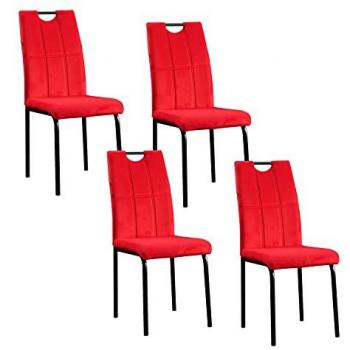 HTI-Living Stuhl Denton Samt 4er-Set
