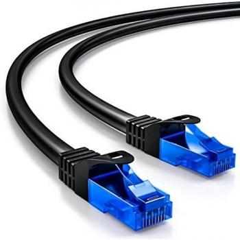DeleyCON 30m CAT6 U/UTP Patchkabel für Gigabit LAN