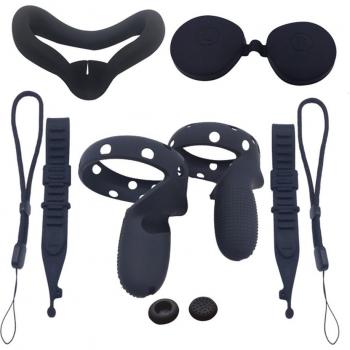 Kit Protector de Lentes y Agarre Silicona para Oculus