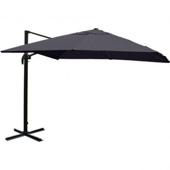 Antracite Parasol 3x3m – Decentrato – Senza Base