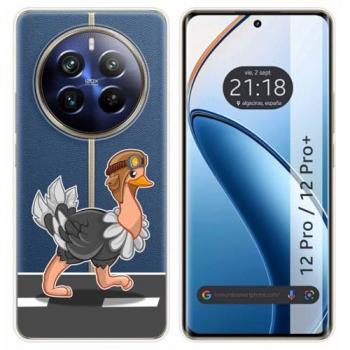 Funda Silicona Realme 12x 5G Avestruz