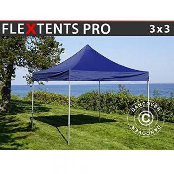 FleXtents Pro Carpa Plegable 3x3m Azul Oscuro