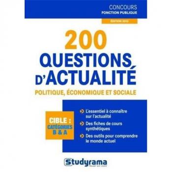 200 questions d'actualité politique, économique et sociale