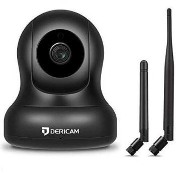 Dericam 1080P WLAN‑Kamera für Zuhause – Pan/Tilt, 4× Digitalzoom, Nachtsicht