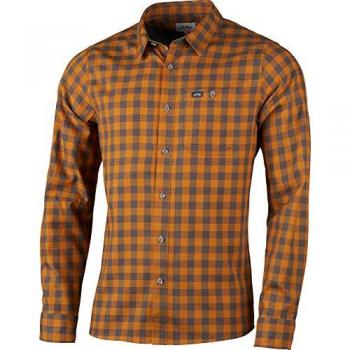 Lundhags Ekren Herren Langarmhemd orange/grau