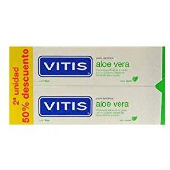 VITIS Aloe Vera Pasta Dentífrica 2 unidades x 150 ml