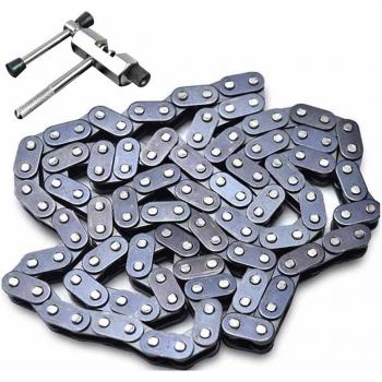TDPRO T8F 116 Links Chain with Chain Breaker for Quad Bike