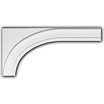 Byblos façade pour étagère 155001 Profhome Élement décoratif style Néo-Classicisme blanc