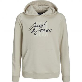 Sudadera Zuri beige con capucha Jack&Jones para hombre