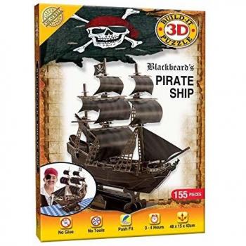 Sea‑Raiders: Blackbeard Edition 3‑D Puzzle