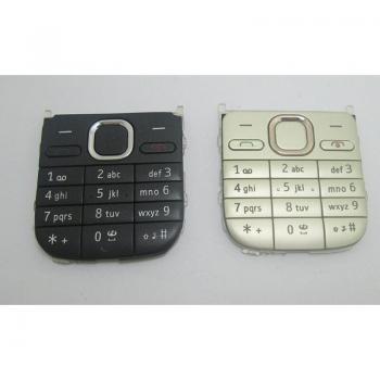 Nokia C2‑01 Schlüsselset Gold/Schwarz – Nachbau