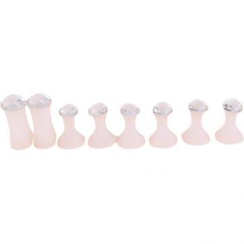 8 pièces de séparateurs d'orteils en silicone