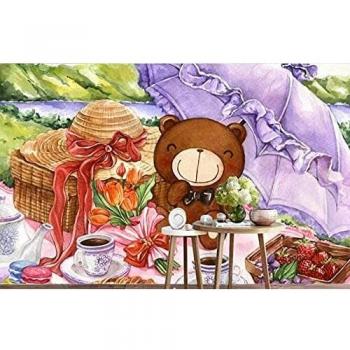 Pintura de Pared 3D “Oso a Mano”
