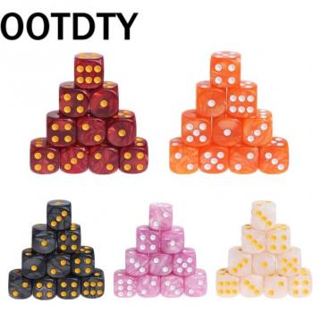 Polyhedral Acrylic Dice Set for Tabletop RPG – 10 Count