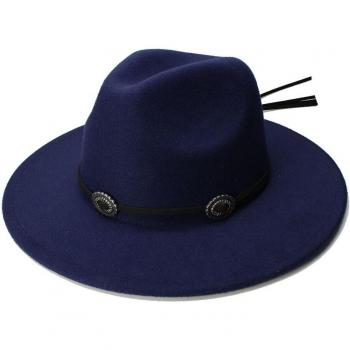 Lucky Lianji Children's 100% Wool Fedora with Rope Band