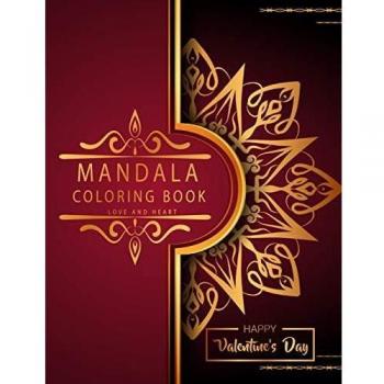 Mandala Coloring Book: Love And Heart