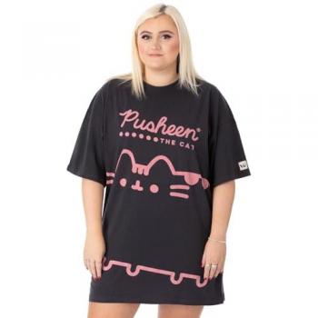 Grey Pusheen Women’s Oversized Tee – Size XL