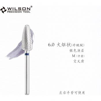 WILSON Gold/Silver Upgrade Flame Carbide Nail Drill Bits