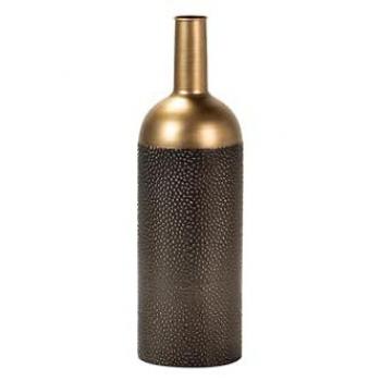 Jarrón Decorativo de Metal Marrón 20x20x67 cm