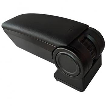 Accoudoir noir en cuir végétalien ARMSTER C05147A