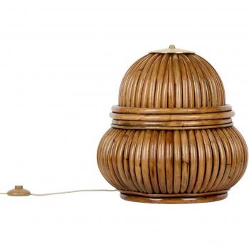 GUBI Lampe Bohemian 72, rotin, hauteur 45 cm