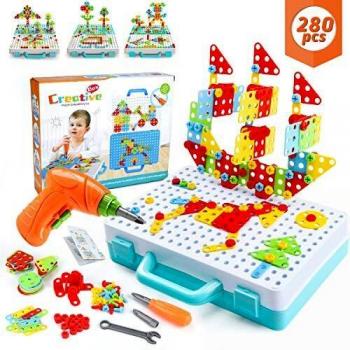 WEARXI 3D Mosaik Bausteine für Kinder ab 3 Jahren