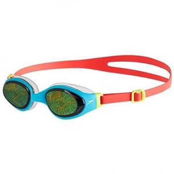 Speedo Kinder-Taucher-Helm Holowonder Junior – Lava Rot/Türkis/Smoke