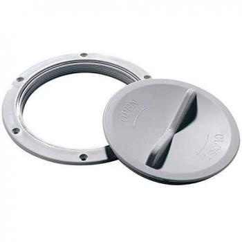 Tappo ispezione bianco 102 mm con apertura facilitata