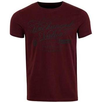 Riverso Herren T-Shirt RIVLeon Grau XL Rot