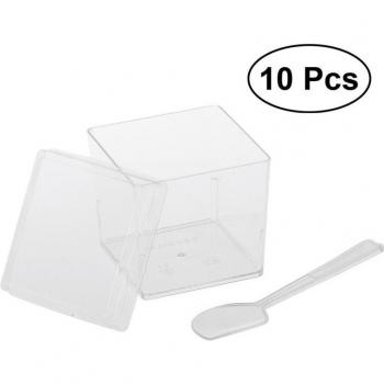 Cuencos y Cucharas de Gelatina 120 ml