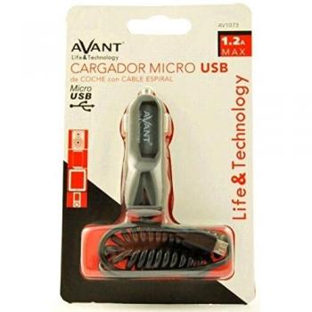 Negro E-Spiral Car Charger – Conector Micro USB