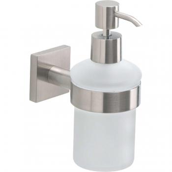 Dosasapone in acciaio inox AISI 304 con erogatore Cromall FJ81 Gedy serie FUJI Satinato