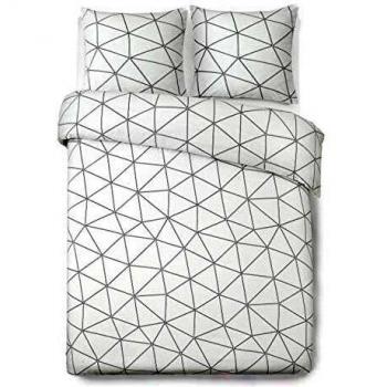 Housse Vision Hugo en flanelle coton 100 % 240×220 cm avec accessoires assortis