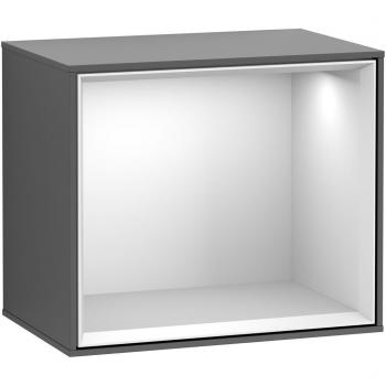 Villeroy und Boch Finion Regalmodul F580GMGF 41,8x35,6x27cm, Regal Olive Matt, Weiß hochglänzend lackiert