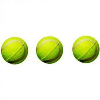 Gelbe Tennisbälle, 3 Stück im Beutel