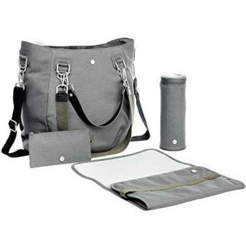 LÄSSIG Baby Wickeltasche Green Label, anthrazit