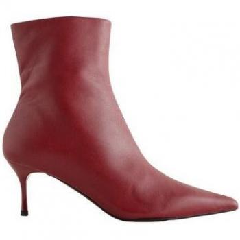 Next Burgundy Red Forever Comfort Narrow Heeled Pointed Toe Ankle Boot
