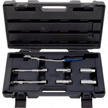 KS Tools 918.0607 Set de bujías CHROMEplus, 7 piezas
