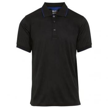 Polo Regatta Professionnel Noir Royal pour Homme, Taille L