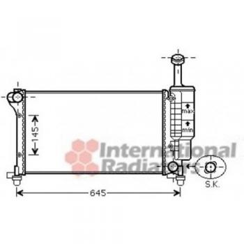 VAN WEZEL 17002340 Radiateur du moteur