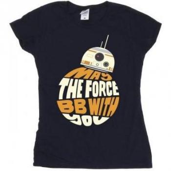 T-shirt a manica lunga Disney May the Force – Blu Navy, taglia L