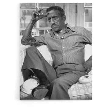 Allen Warren's Sammy Davis Jr. Masterpiece – 18×24 inch Grey Canvas Print