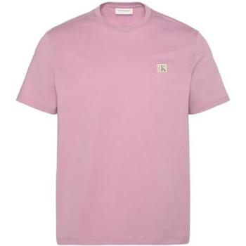 T-shirt Rose Homme Calvin Klein Jeans – Logo emblématique – Taille S
