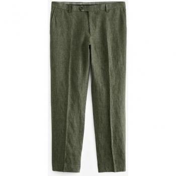 Leinenschnitt Anzughose Next Green – Slim Fit Signature von Leomaster