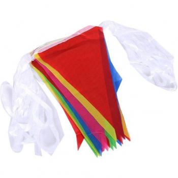 80 Meter Rainbow Pennant Outdoor Banner