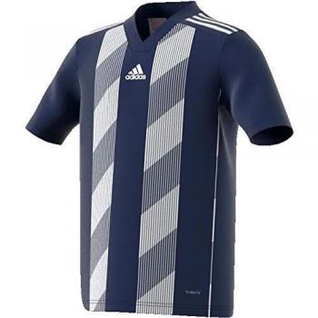 Adidas Nachwuchs Jersey 19, gestreiftes Design, Dunkelblau/Weiß, Größe 116