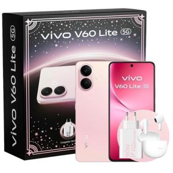 Vivo V60 Lite 5G 8 GB RAM 256 GB Rosa IP65 AMOLED 120Hz